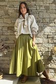 Paloma Ripley Skirt Olive